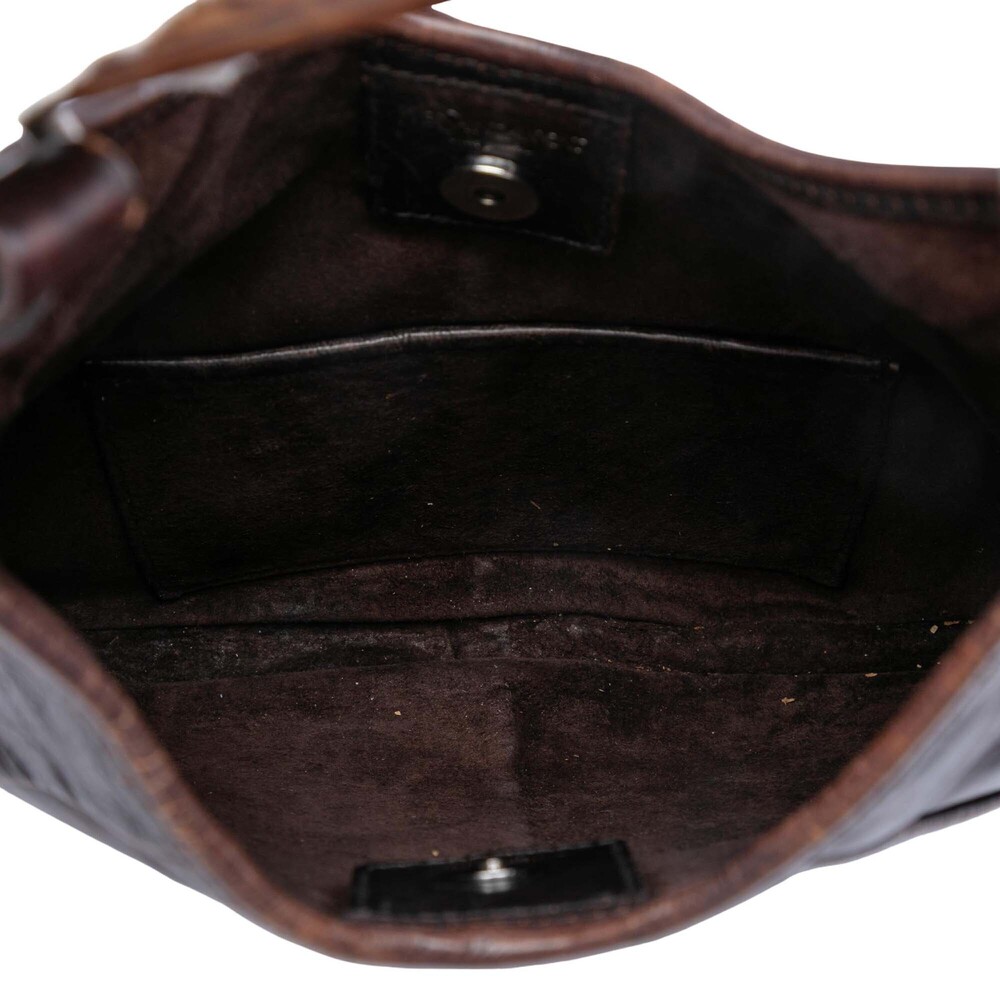 Pre-Loved Saint Laurent Small Calfskin Mombasa Hobo - Picture 4 of 6
